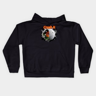 Crush It - Golf Kids Hoodie